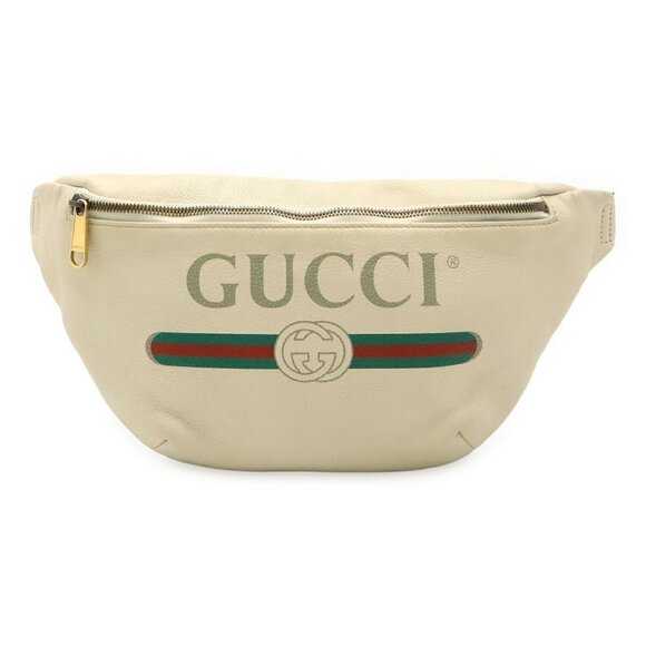 GUCCI Red Leather Fanny Pack - Picture 1 of 9